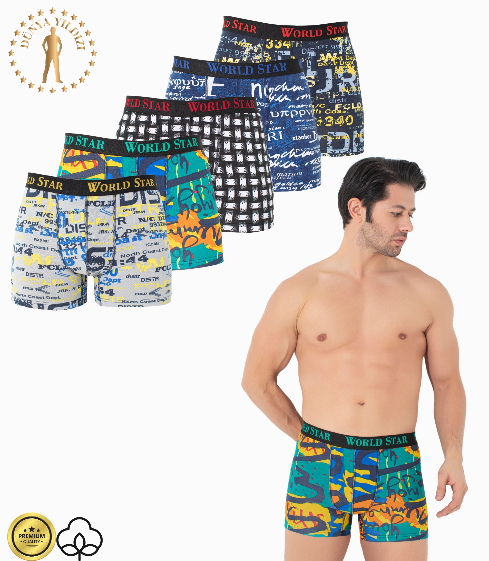 Desenli Boxer Modellerimiz