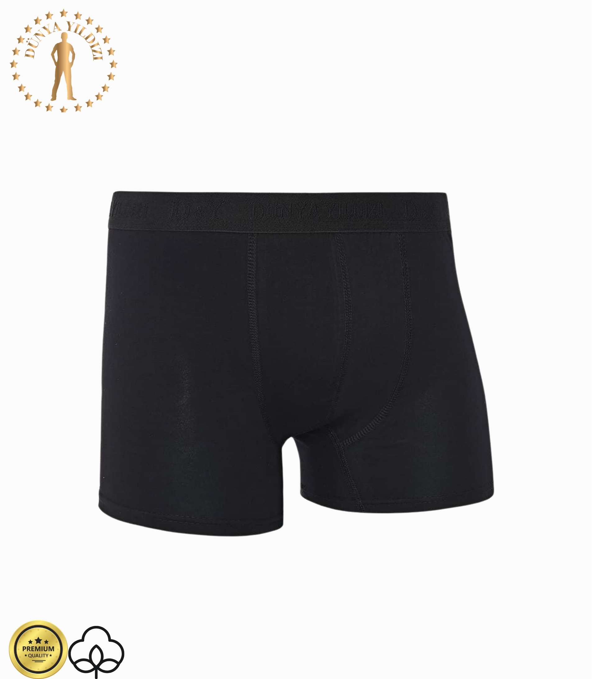 Dünya Yıldızı Siyah Erkek Boxer